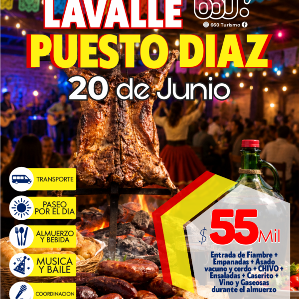 LAVALLE PUESTO DIAZ JUNIO 🚌🧉